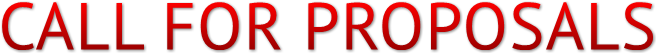 CALL FOR PROPOSALS CALL FOR PROPOSALS